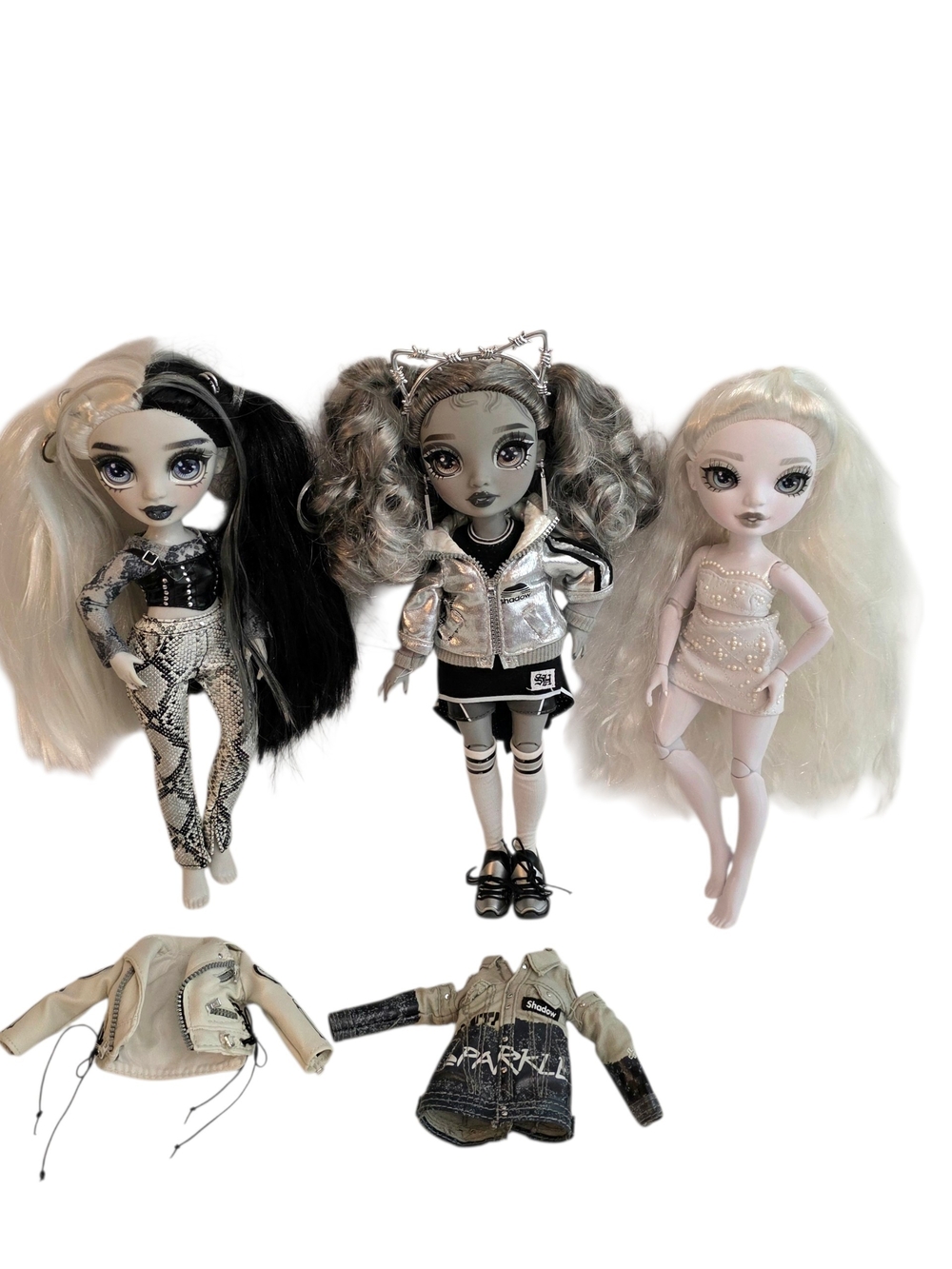 Rainbow High Shadow High Doll Lot Of 3 Heather Grayson Nicole Steel Natasha Zima